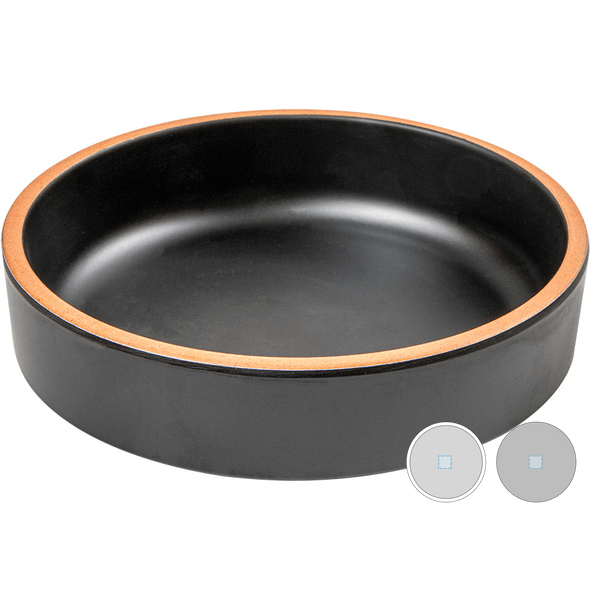 Black Melamine Plates